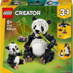 Nessiworld LEGO Creator 3'ü 1 Arada Vahşi Hayvanlar: Panda Ailesi Oyun Seti 31165