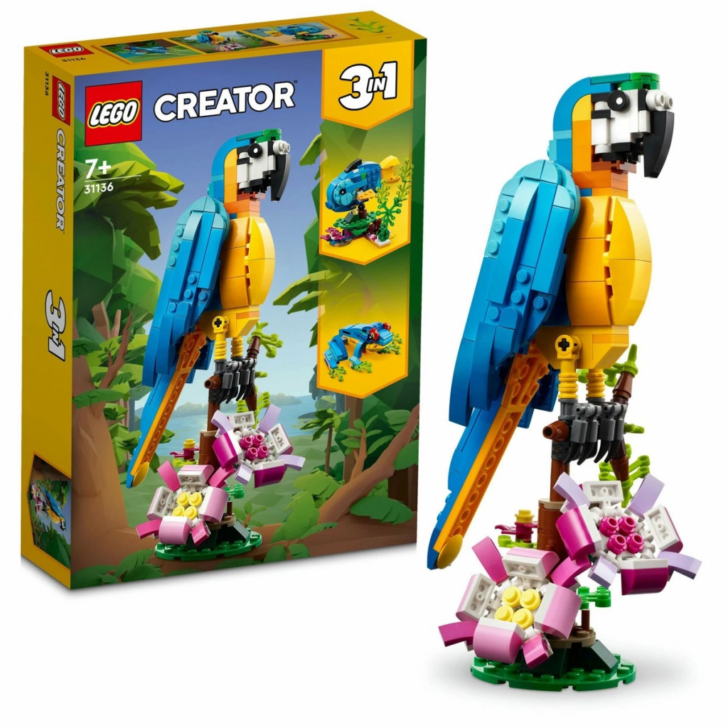 Nessiworld LEGO Creator Egzotik Papağan 31136