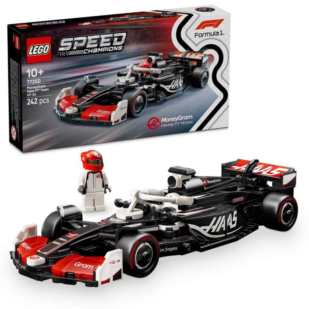 Nessiworld Lego Speed ​​Champions Moneygram Haas F1 Team VF-24 Racing Car 77250