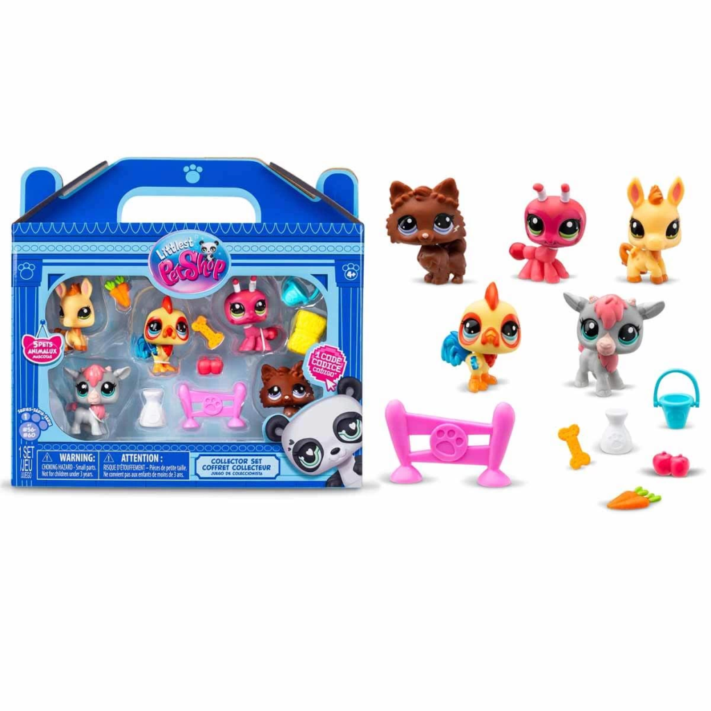 Coffret de 5 figurines Nessiworld Littlest Pet Shop Minis S1