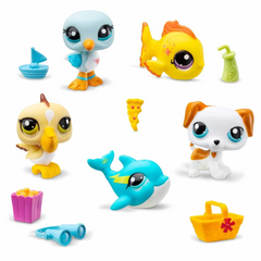 Coffret de 5 figurines Nessiworld Littlest Pet Shop Minis S1