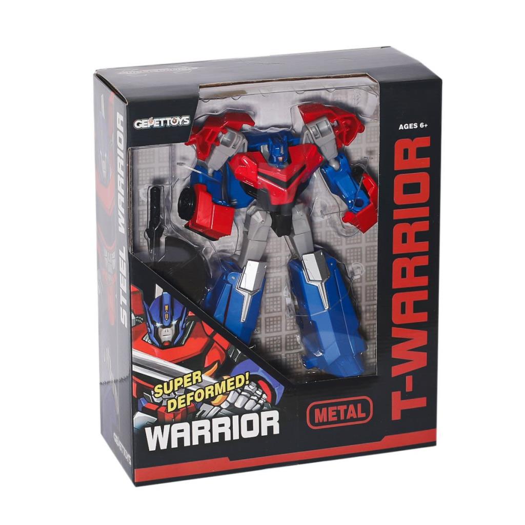 Robot transformable Nessiworld LJ1652 à corps métallique - Gepettoys