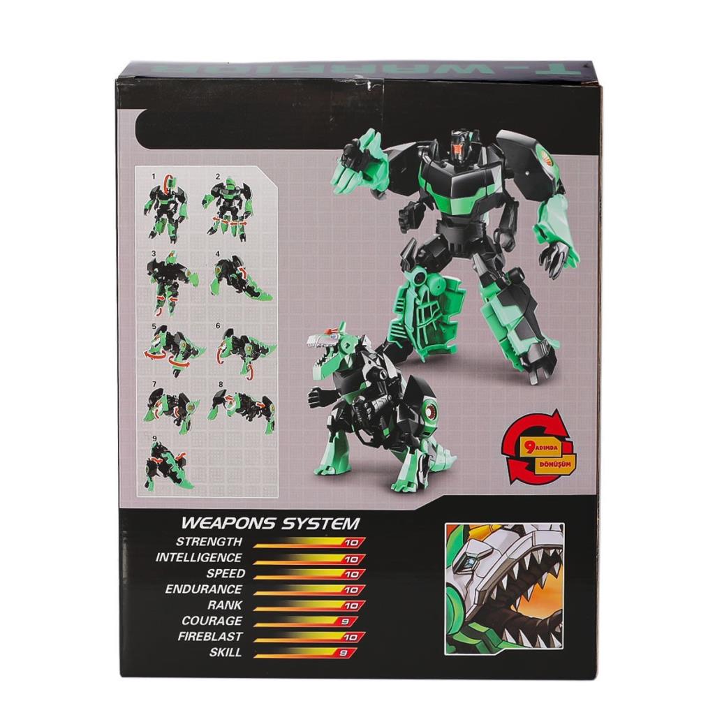 Nessiworld LJ1653 Metal Body Transformable Robot -Gepettoys