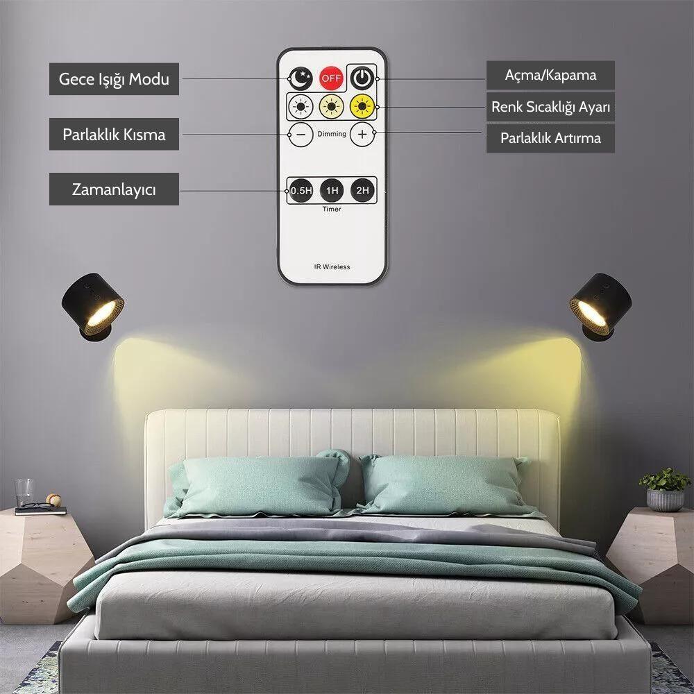 LumiStick™ Şarjlı Duvar Lambası - MeanYou