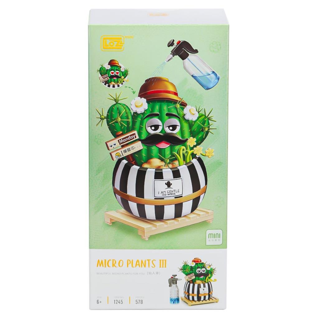 Nessiworld LZ1245 Loz Cactus Block Set -Vagon Life