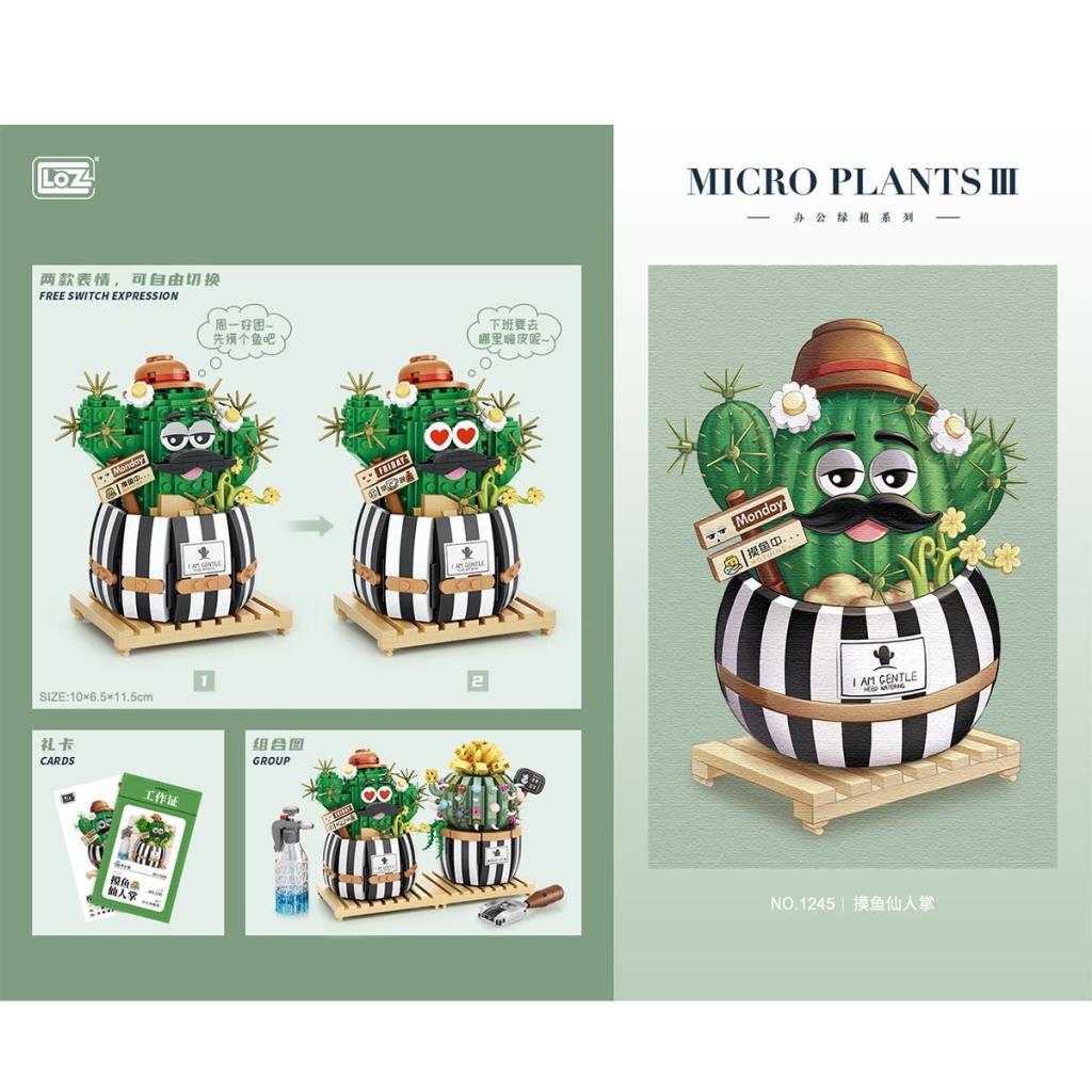Nessiworld LZ1245 Loz Cactus Block Set -Vagon Life