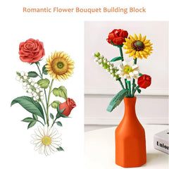 Blocs de fleurs Nessiworld LZ1659 LOZ 568 pièces - Wagon life