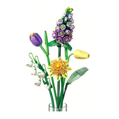 Nessiworld LZ1672 LOZ Ensemble de blocs de fleurs 534 pièces - Vie en wagon