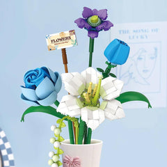 Nessiworld LZ4602 LOZ Ensemble de blocs de fleurs 488 pièces - Wagon life
