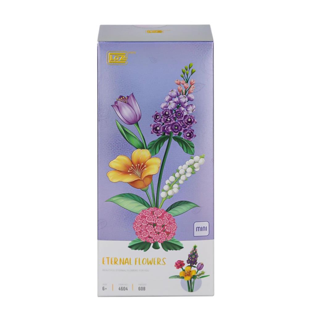 Nessiworld LZ4604 LOZ Ensemble de blocs de fleurs 608 pièces - Wagon Life