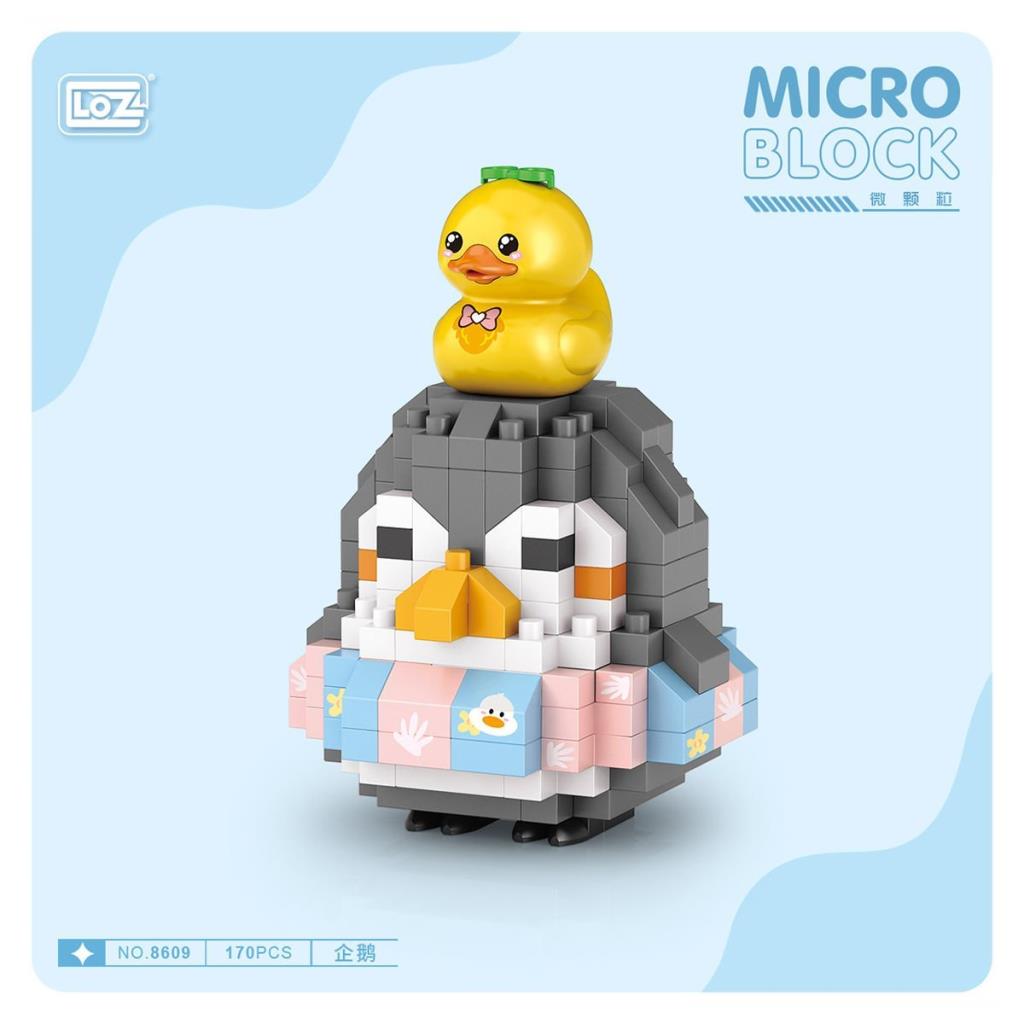 Nessiworld LZ8609 LOZ Penguen Blok Seti Mini Poşet -Vagon life