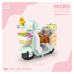 Nessiworld LZ8614 LOZ Ensemble de blocs moteurs mignons Mini sac