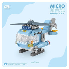 Nessiworld LZ8616 LOZ Helikopter Blok Seti Mini Poşet -Vagon life