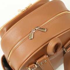 Sac à dos Nessiworld Dust Leather Mother Baby Care 7130 Tan