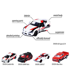 Nessiworld Majorette Toyota Racing 5'li Koleksiyon Paketi