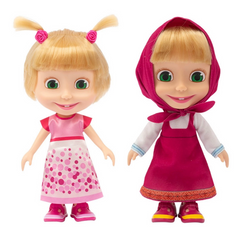 Poupée d'anniversaire Masha et Michka Nessiworld 23 cm