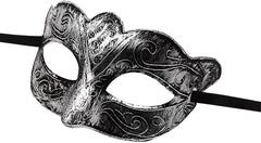 Nessiworld Masquerade Ball Antique Gray Silver Antique Mask Ball Venetian