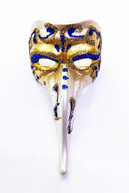 Blue Colored Ceramic Material Venetian Long Mask Magnet