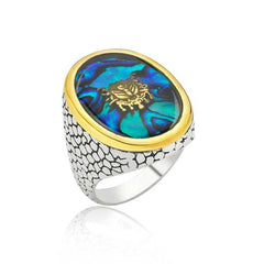Silver Ottoman Coat of Arms Men's Ring