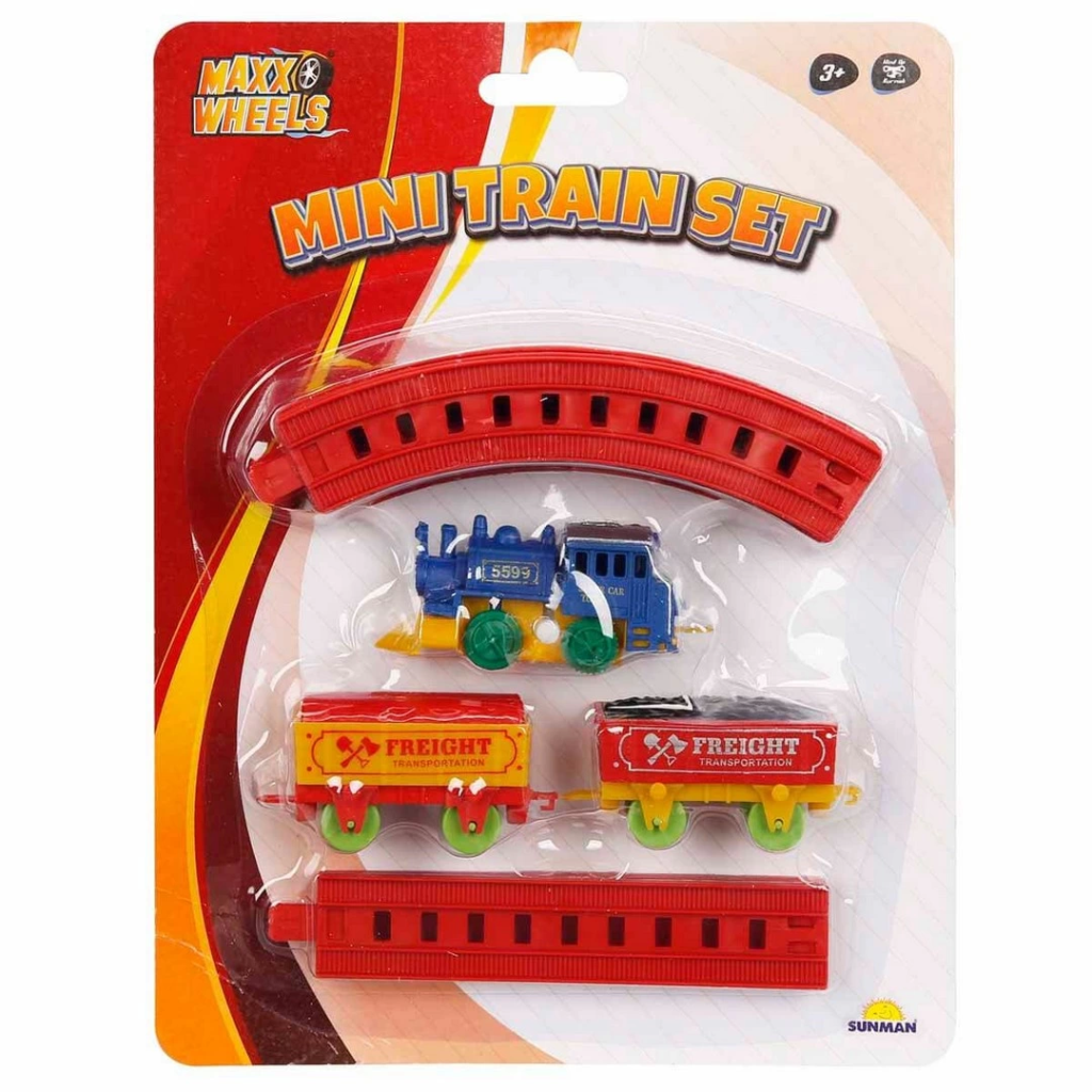 Coffret de mini-train Nessiworld Maxx Wheels 11 pièces