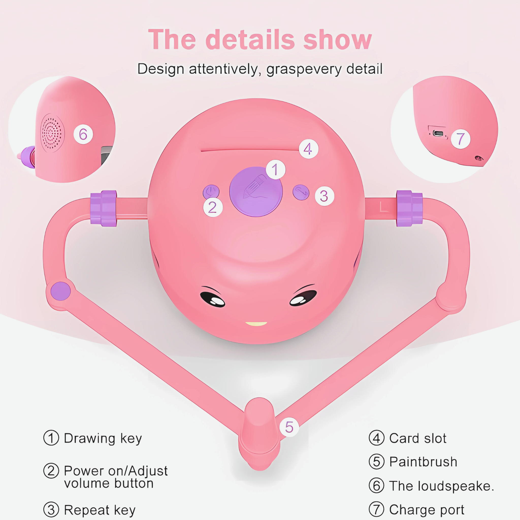 Meanyou Akıllı Robot Ressam Çizim Oyuncağı - MeanYou