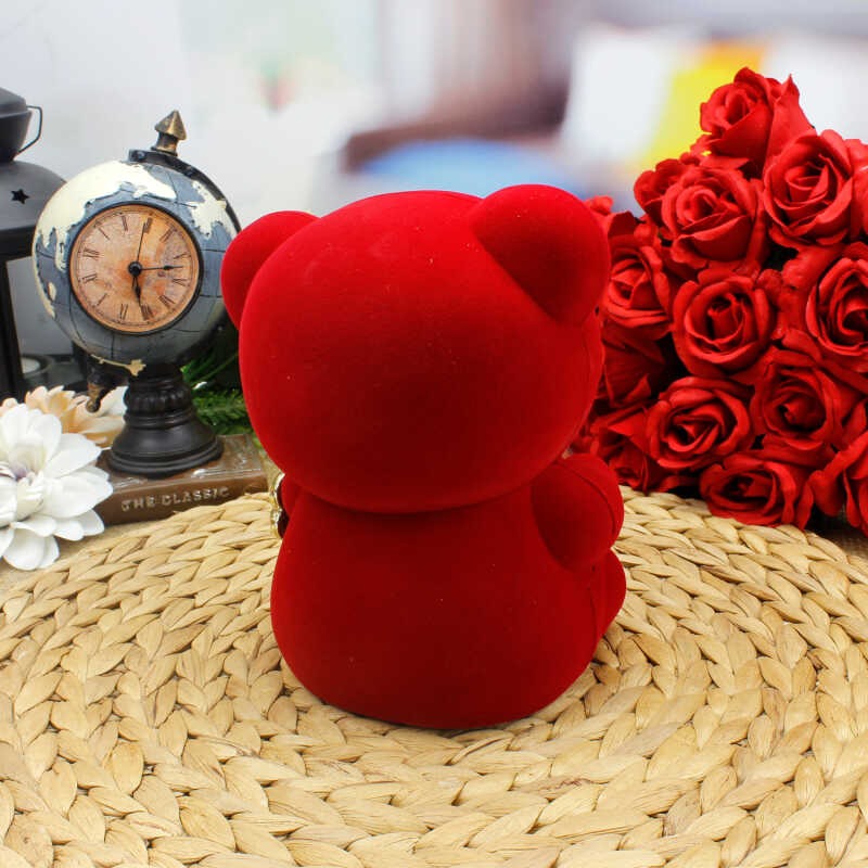 Meanyou Ayıcık Kutulu Kalp Kolye - MeanYou