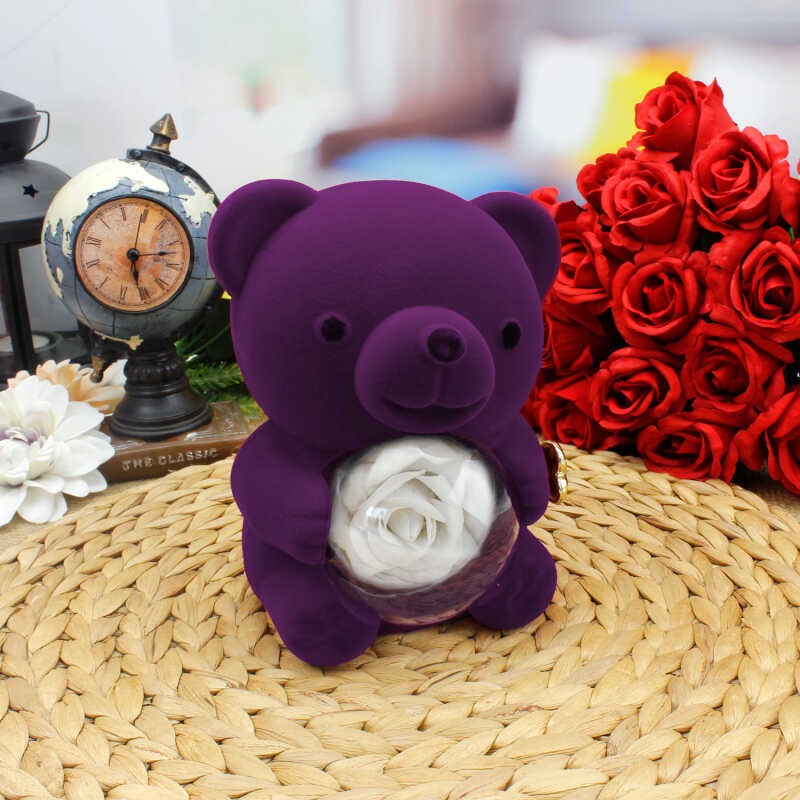 Meanyou Ayıcık Kutulu Kalp Kolye - MeanYou