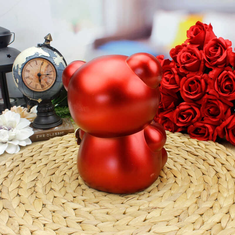 Meanyou Ayıcık Kutulu Kalp Kolye - MeanYou