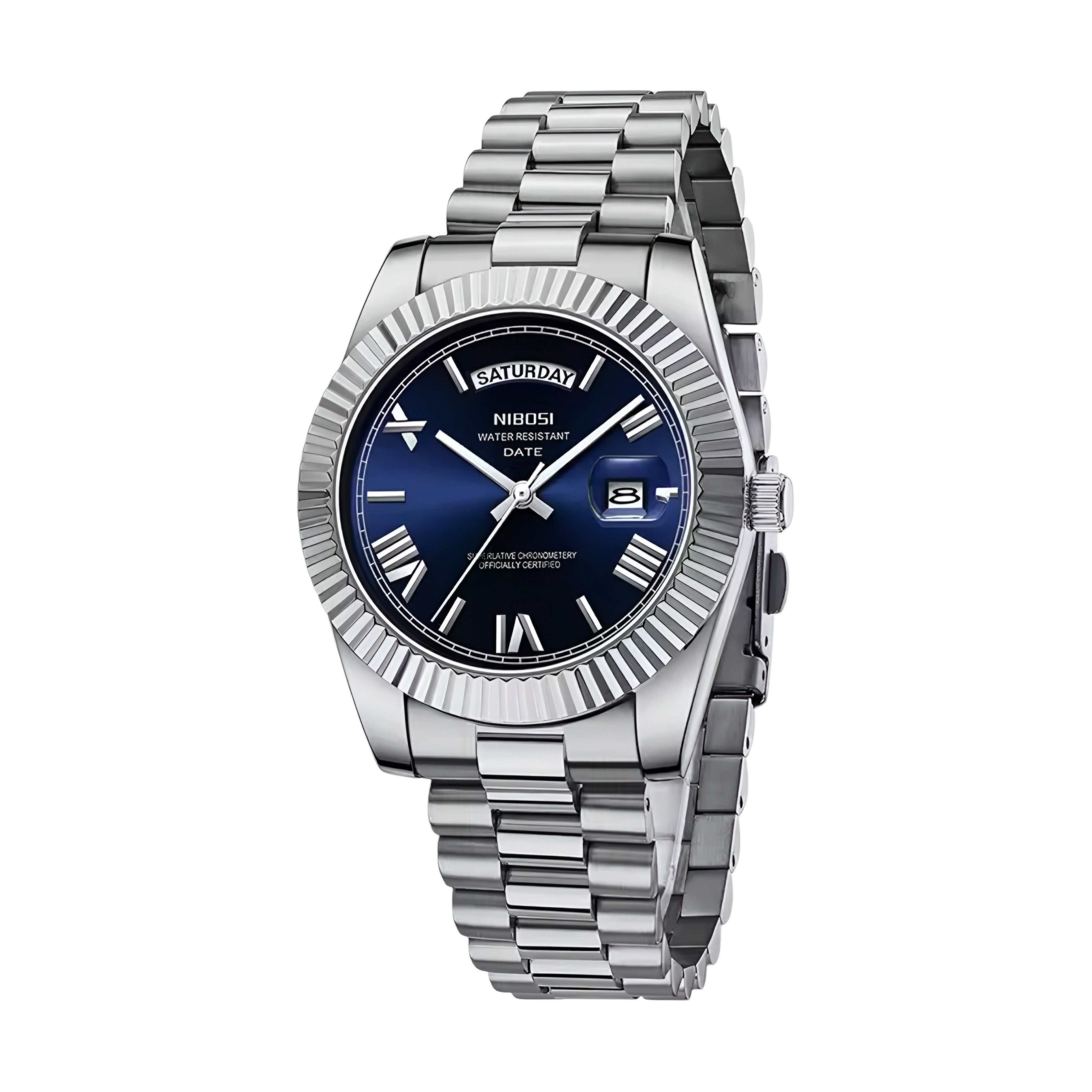 Meanyou Day & Date Silver Kol Saati - MeanYou