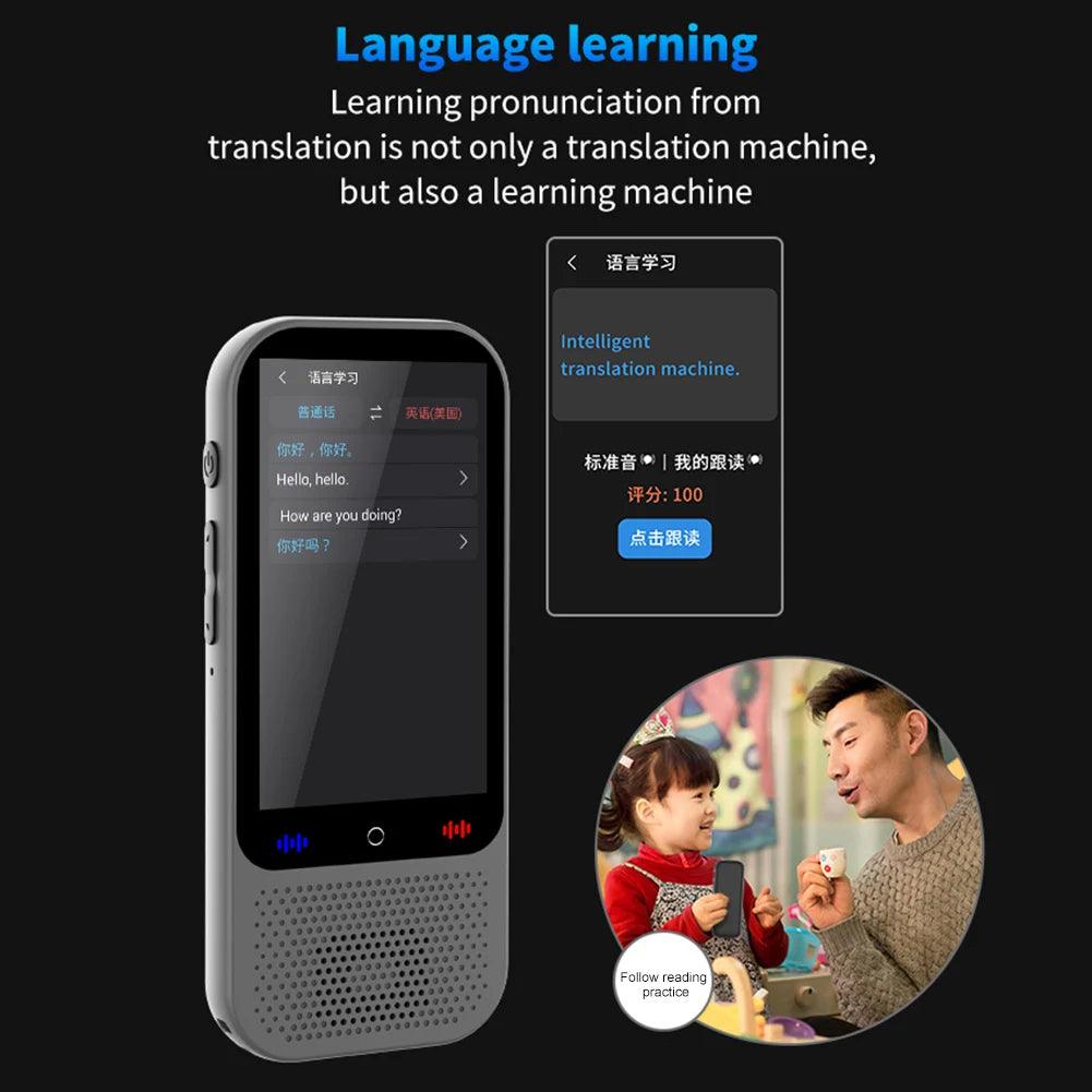 Meanyou Dil Tercüman Cihazı Desteği 138 Dil ChatGPT Fonksiyonu Anlık Ses Tercümanı İş Seyahatleri İçin Cep Sözlüğü - MeanYou