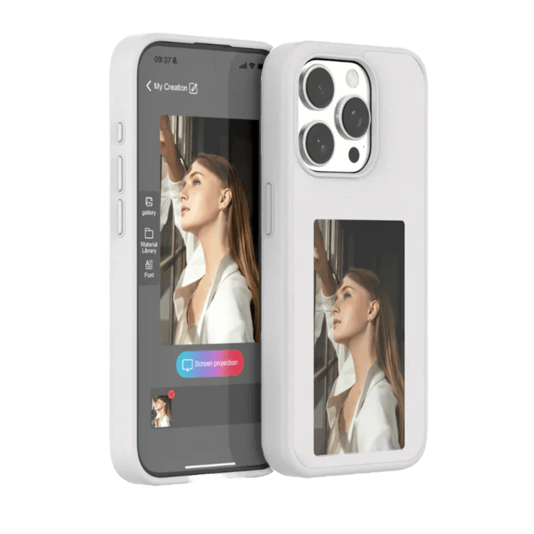 Meanyou E-ink NFC Telefon Kılıfı iPhone 15-14-13 - MeanYou