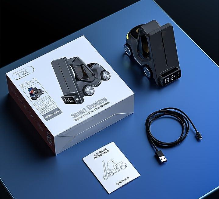 Meanyou Forklift 5 in 1 Kablosuz Magsafe Şarj Standı - MeanYou