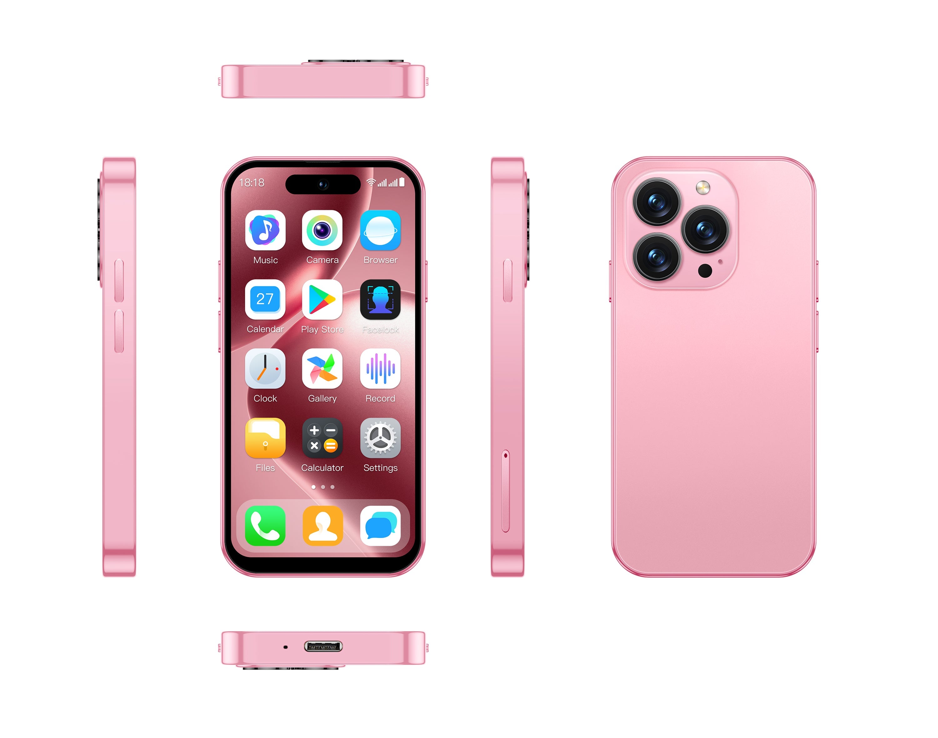 Meanyou Mini Akıllı Telefon ONEMYTH M17 Pro 4G - MeanYou