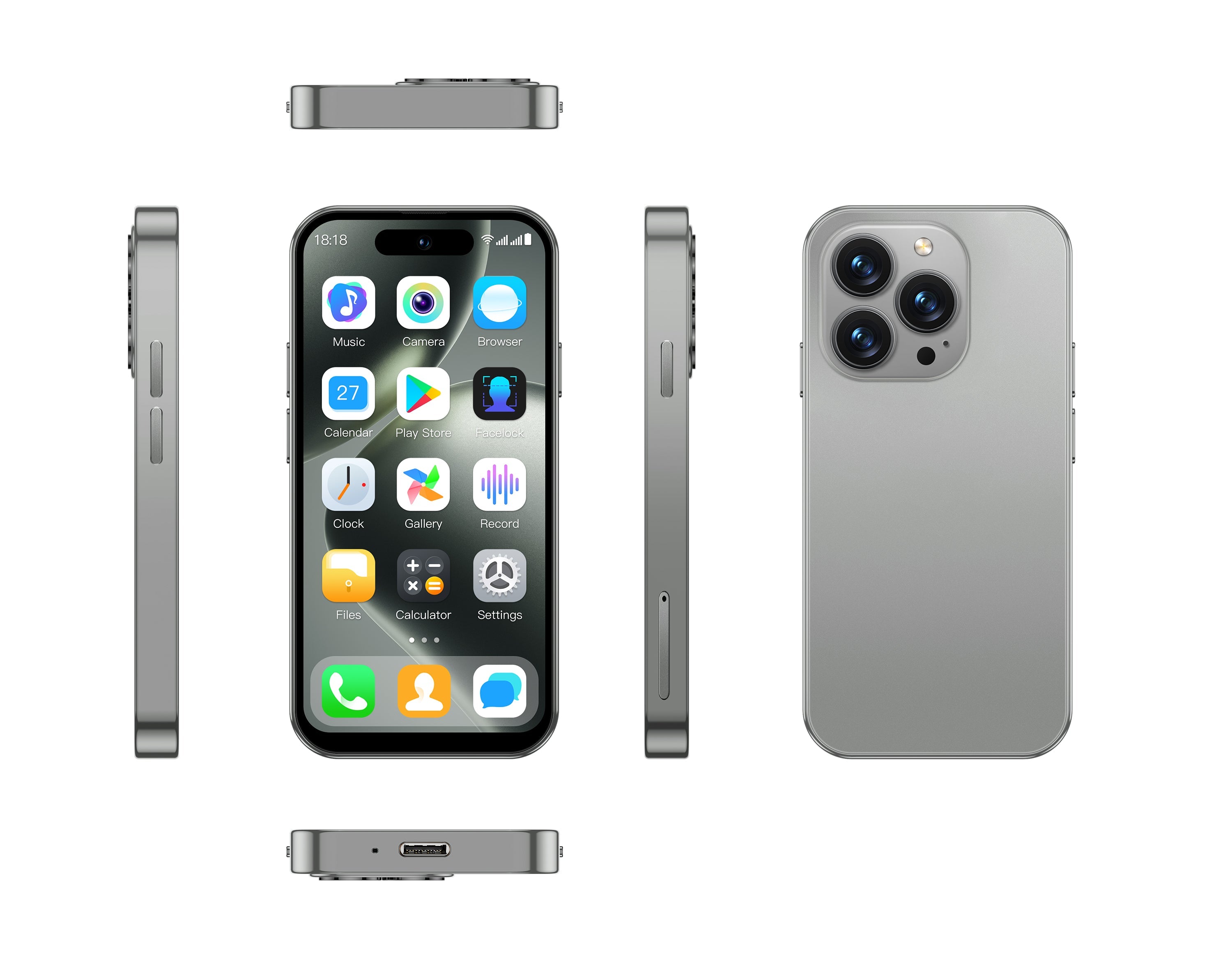 Meanyou Mini Akıllı Telefon ONEMYTH M17 Pro 4G - MeanYou