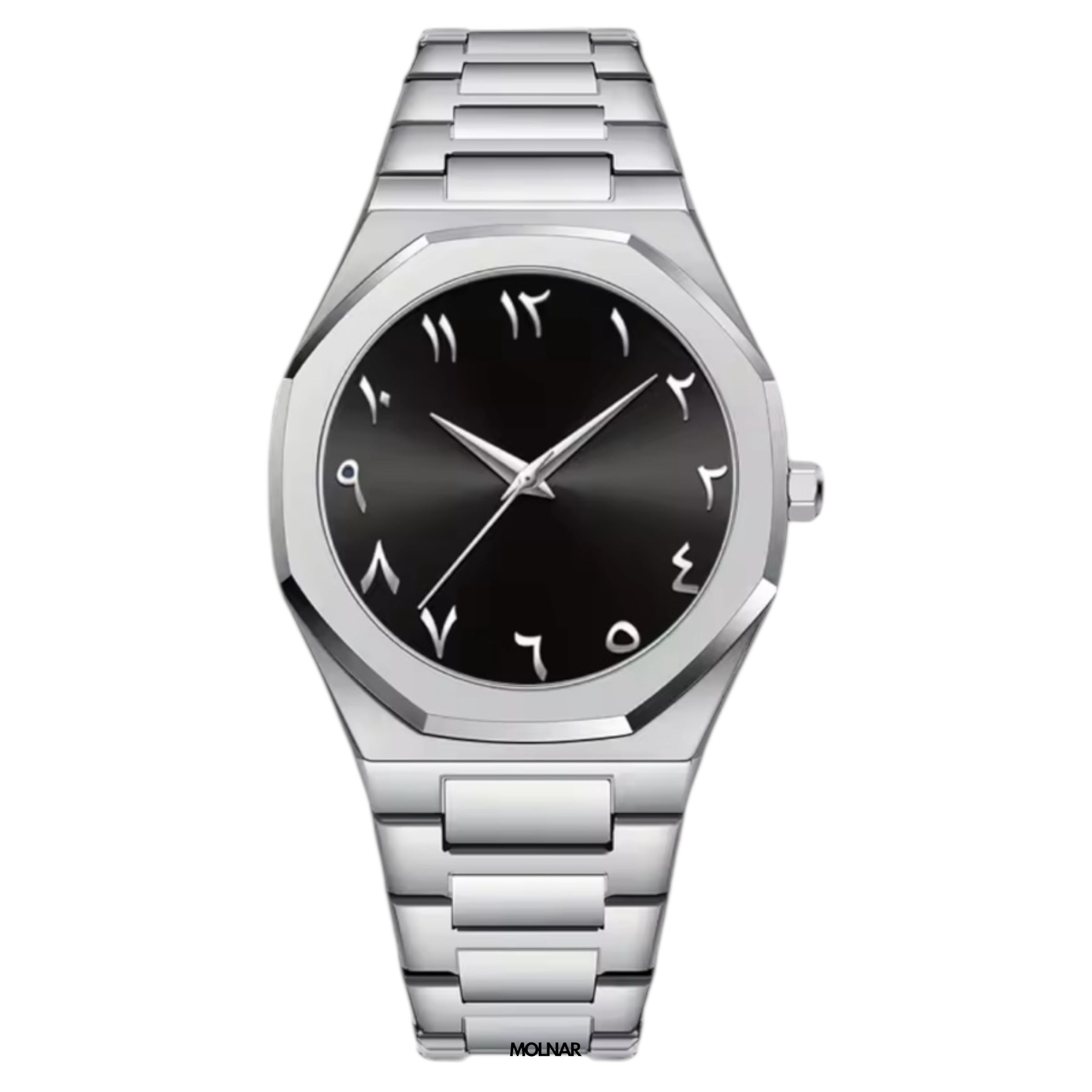 Meanyou Silver Arabic Kol Saati - MeanYou