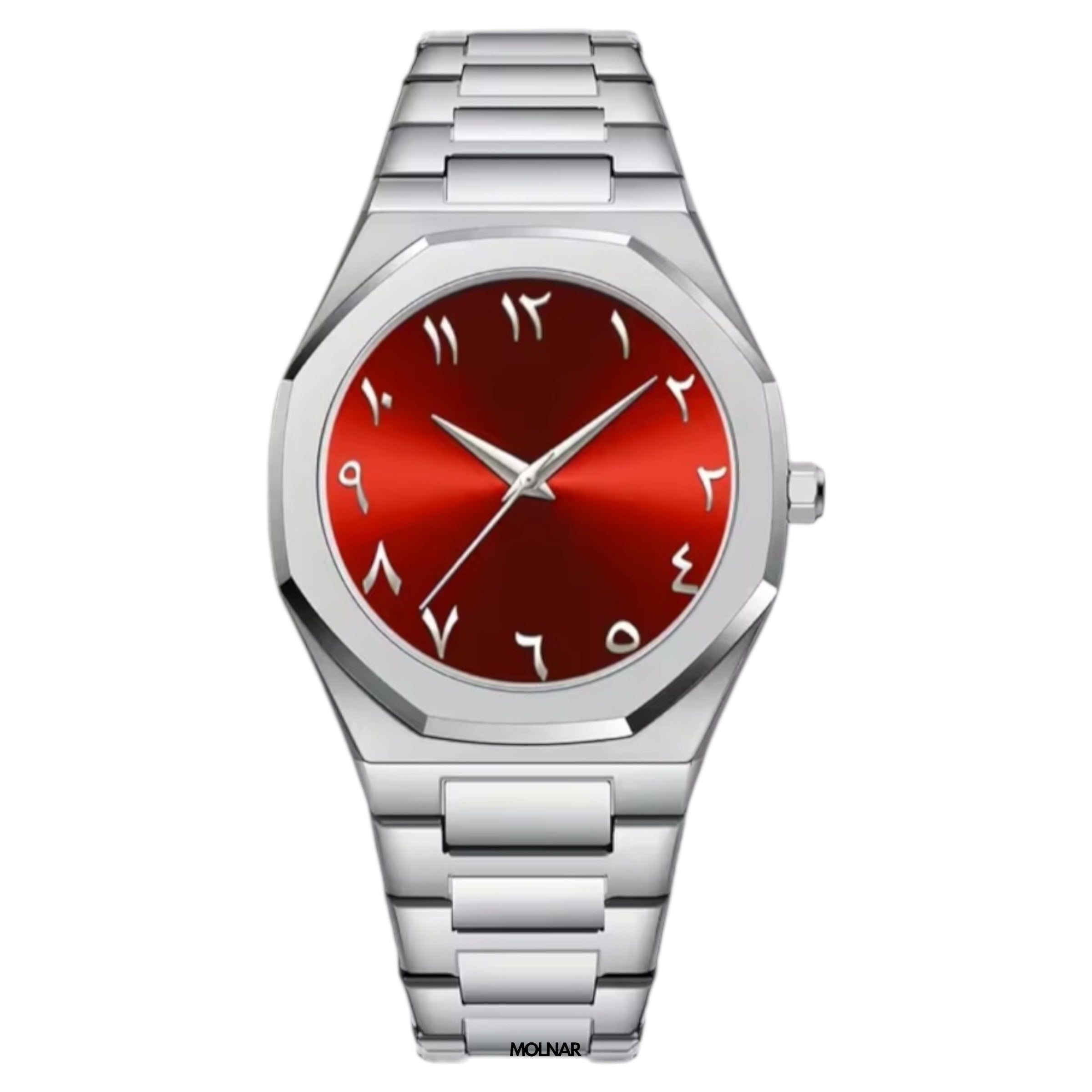 Meanyou Silver Arabic Kol Saati - MeanYou