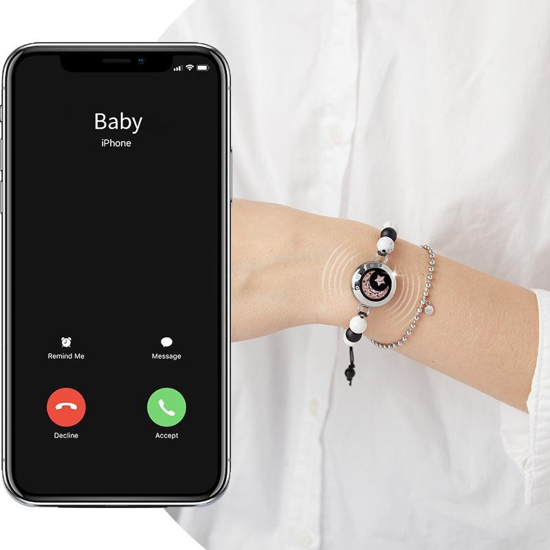 Meanyou Uzak Mesafe Titreşimli Çift Bileklik Boncuk Taş - MeanYou