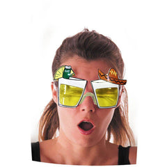 Nessiworld Mexican Hat Tequila Party Glasses Gold Color