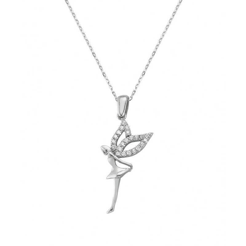 Silver Angel Women's Necklace