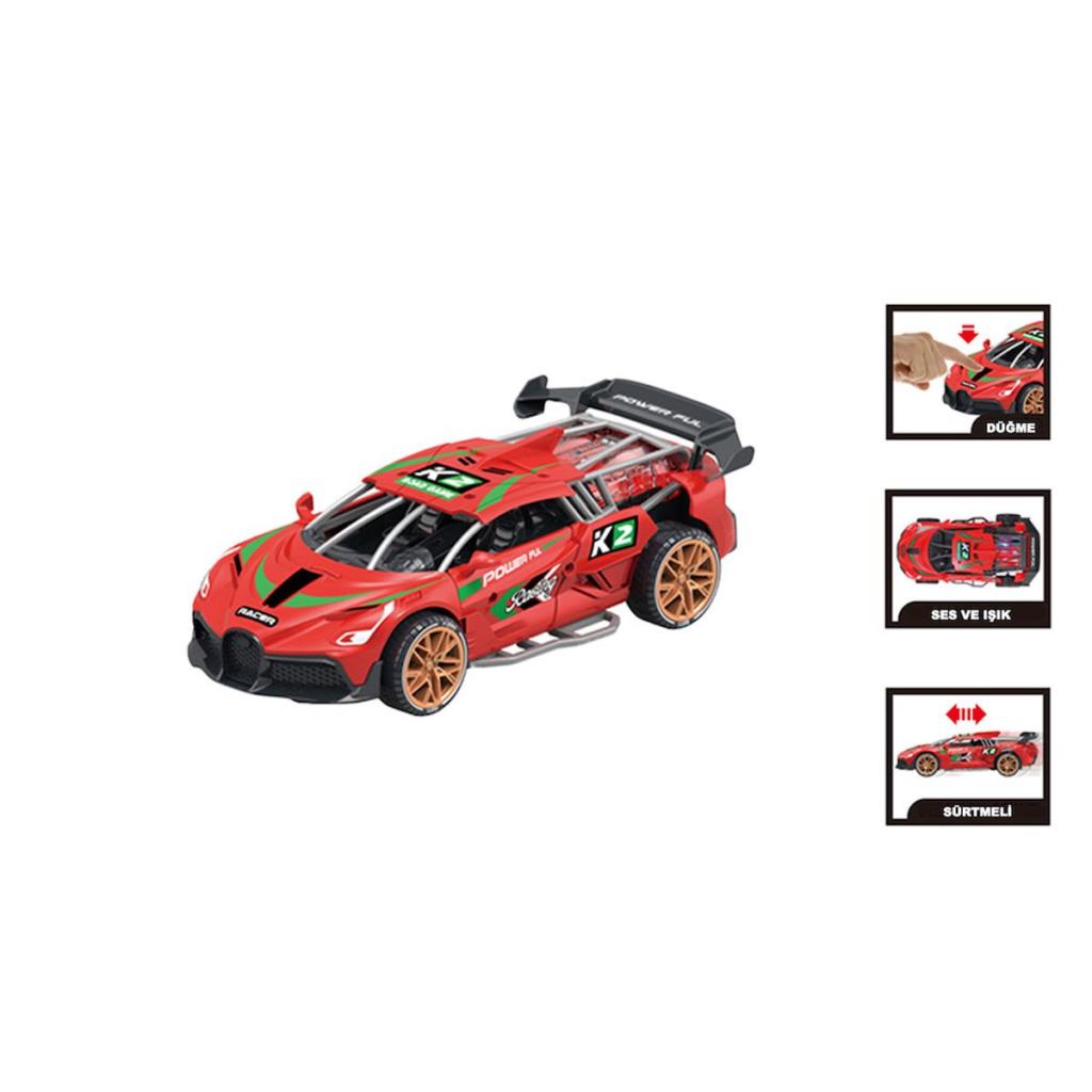 MG-D500-04-06 Sound and Light Friction Sports Car