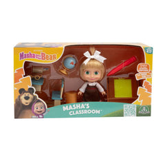 Nessiworld MHA07000 Masha and Husband 12cm Masha and School Playset