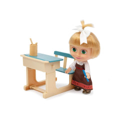 Nessiworld MHA07000 Masha and Husband 12cm Masha and School Playset