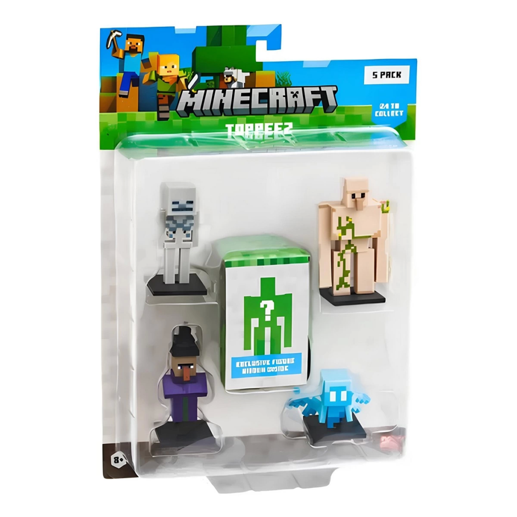 Nessiworld Minecraft 3D Figure Toppeez 5'li