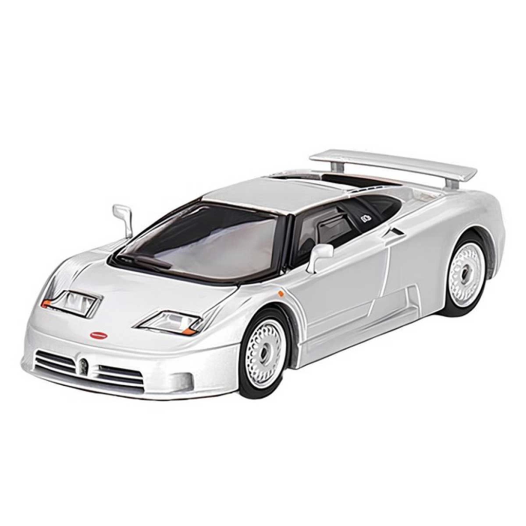 Nessiworld Mini GT 1:64 Bugatti EB110 GT Grigio Chiaro