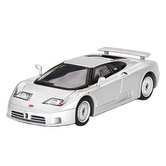 Nessiworld Mini GT 1:64 Bugatti EB110 GT Grigio Chiaro