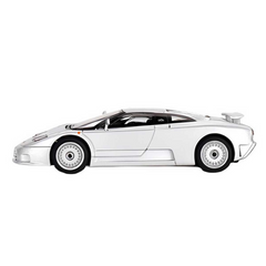 Nessiworld Mini GT 1:64 Bugatti EB110 GT Grigio Chiaro