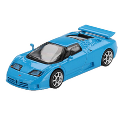 Nessiworld Mini GT 1/64 Bugatti EB110 Super Sport Bleu Bugatti