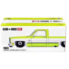 Nessiworld Mini GT 1/64 Chevrolet Silverado KAIDO Flo Jaune V1