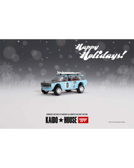 NessiWorld Mini GT 1/64 Datsun Kaido 510 Wagon 4x4 Winter Holiday Edition