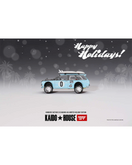 NessiWorld Mini GT 1/64 Datsun Kaido 510 Wagon 4x4 Winter Holiday Edition